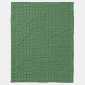 Patchwork Dominica Flag Muster Fleecedecke (Vorderseite)