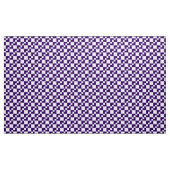 Patchwork Domino - Tief Lila und weiß Stoff (Yard (91,4 cm))