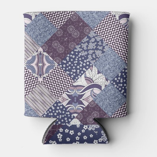 Patchwork Doodle: Vintag Boho Nahtlos. Dosenkühler (Vorderseite)