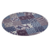 Patchwork Doodle: Vintag Boho Nahtlos. Schneidebrett (Ecke)