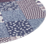 Patchwork Doodle: Vintag Boho Nahtlos. Schneidebrett (Ecke)