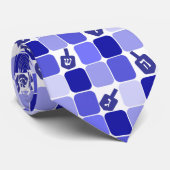 Patchwork Dreidels in Blue Krawatte (Gerollt)