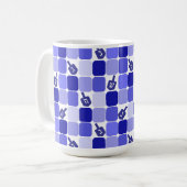 Patchwork Dreidels Kaffeetasse (Vorderseite Links)