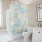 Patchwork Duschvorhang (Beispiel)