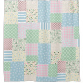 Patchwork Duschvorhang (Vorderseite)