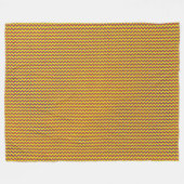 Patchwork Ecuador Flag Muster Fleecedecke (Vorderseite (Horizontal))