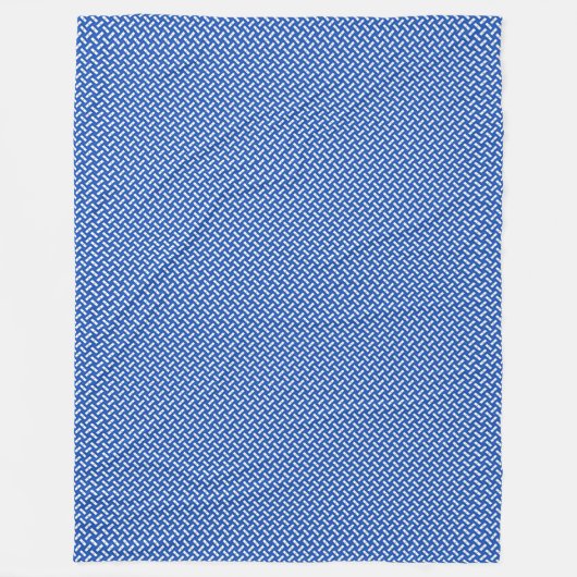 Patchwork El Salvador Flag Muster Fleecedecke (Vorderseite)