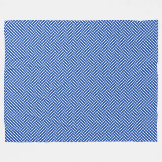 Patchwork El Salvador Flag Muster Fleecedecke (Vorderseite (Horizontal))