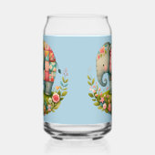 Patchwork Elephant Floral Meadow Charm Dosenglas (Rechts)