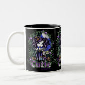Patchwork-Engels-Tasse Jenny niedliche kleine Zweifarbige Tasse (Links)