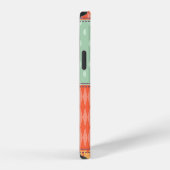 Patchwork-Eule-Vintage-Nahtloses Muster iPhone Hülle (Rechte Seite)