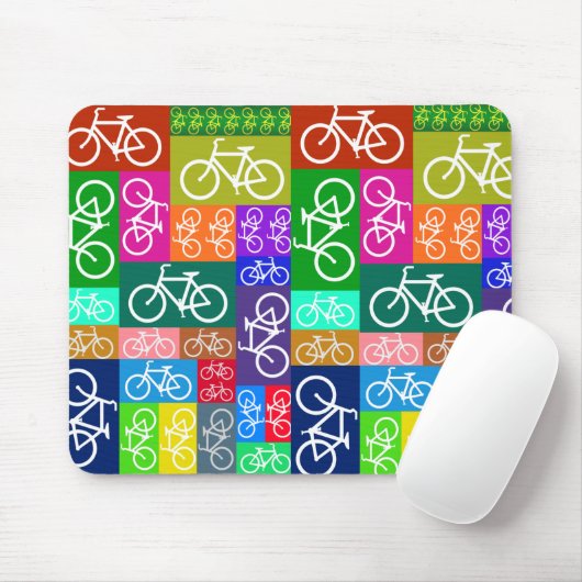 Patchwork fährt Kunst rad Mousepad (Mit Mouse)