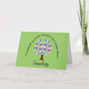 Patchwork Family Tree Karte