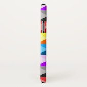 Patchwork Farbiges geometrisches Monogramm Case-Mate iPhone Hülle (Hinten/Rechts)