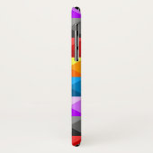 Patchwork Farbiges geometrisches Monogramm Case-Mate iPhone Hülle (Hinten/Links)