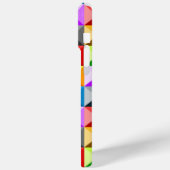 Patchwork Farbvolles geometrisches Retromuster Case-Mate iPhone Hülle (Rückseite / Links)