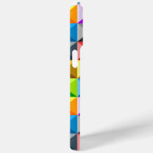 Patchwork Farbvolles geometrisches Retromuster Mon Case-Mate iPhone Hülle (Rückseite / Rechts)