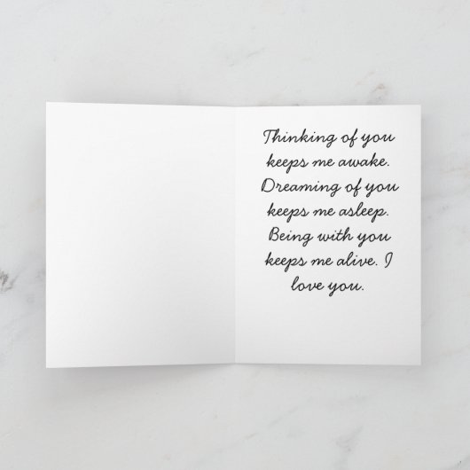 Patchwork Feiertagskarte (Innenseite)