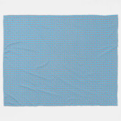 Patchwork Fidschi-Flag-Muster Fleecedecke (Vorderseite (Horizontal))