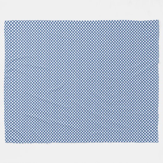 Patchwork Finnland Flaggenmuster Fleecedecke (Vorderseite (Horizontal))