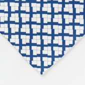 Patchwork Finnland Flaggenmuster Fleecedecke (Ecke)