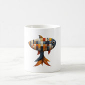 Patchwork Fisch Tasse (Mittel)