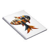 Patchwork Fish Notebook Notizblock (Rechte Seite)