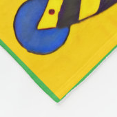 Patchwork Fleecedecke (Ecke)