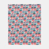 Patchwork Fleecedecke (Vorderseite)