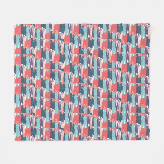 Patchwork Fleecedecke (Vorderseite (Horizontal))