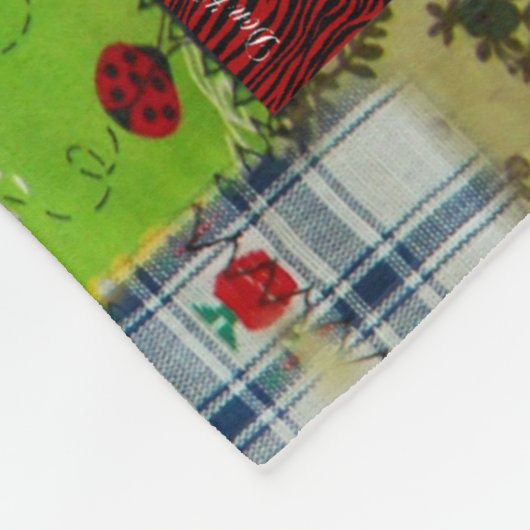 PATCHWORK FLEECEDECKE (Ecke)