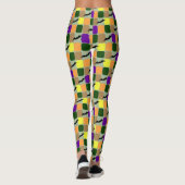Patchwork-Fleets Leggings (Rückseite)