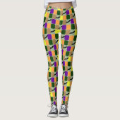 Patchwork-Fleets Leggings (Vorderseite)