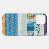 Patchwork-Fliesen Nahtloses Muster Case-Mate iPhone Hülle (Rückseite (Horizontal))