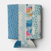 Patchwork-Fliesen Nahtloses Muster Dosenkühler (Rückseite)