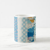 Patchwork-Fliesen Nahtloses Muster Kaffeetasse (Mittel)