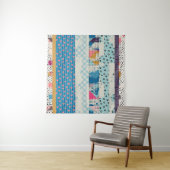 Patchwork-Fliesen Nahtloses Muster Wandteppich (Beispiel)