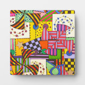 Patchwork Fotoplatte (Vorderseite)