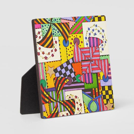 Patchwork Fotoplatte (Vorderseite)