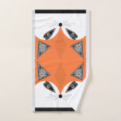 Patchwork Fox, applique Fox, Fox, Kinder Badhandtuch Set (Handtuch)