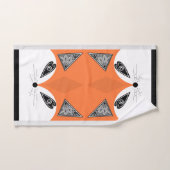 Patchwork Fox, applique Fox, Fox, Kinder Badhandtuch Set (Handtuch)
