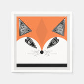Patchwork Fox, applique Fox, Fox, Kinder Serviette (Vorderseite)