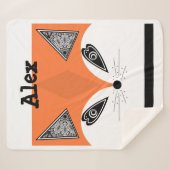 Patchwork Fox, applique Fox, Fox, Kinder Sherpadecke (Vorderseite (Horizontal))