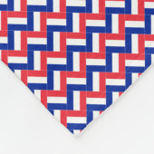 Patchwork Frankreich Flag Pattern Fleecedecke (Ecke)