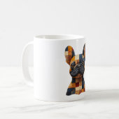 Patchwork French Bulldog Tasse (Vorderseite Links)