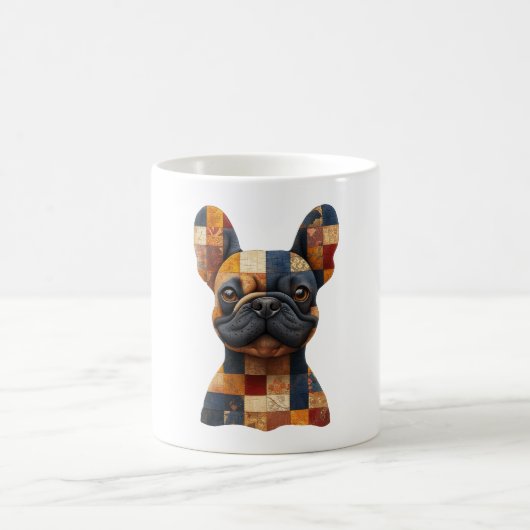 Patchwork French Bulldog Tasse (Mittel)