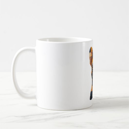 Patchwork French Bulldog Tasse (Links)