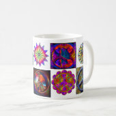 Patchwork-Frieden Kaffeetasse (VorderseiteRechts)