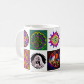 Patchwork-Frieden Kaffeetasse (Vorderseite Links)