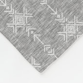 Patchwork für Wilde und Freie Pferde - rosa Fleecedecke (Ecke)